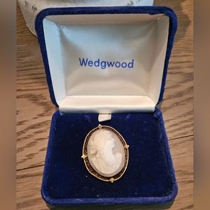 Vintage Cameo Brooch Wedgewood